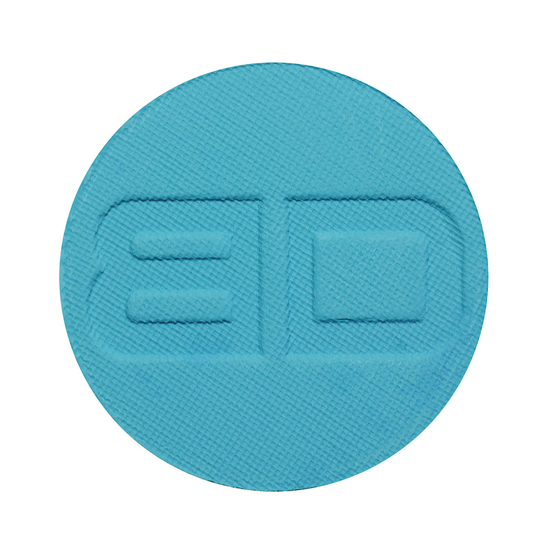 Puderpigment Blaue Lagune, Refill in eleganter Dose